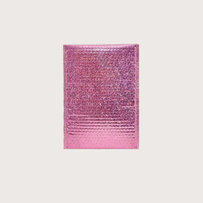 Multicolor Holographic Shipping Bubble Mailers