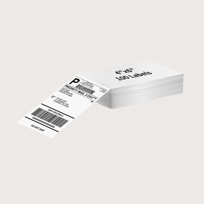 4x6 inch Thermal Labels  - 5 colors