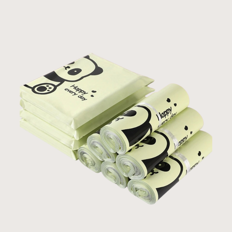 Cute Panda Courier Mailer Bag