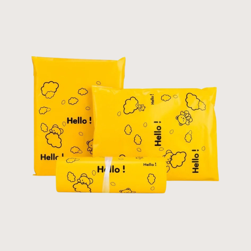 "Hello" Cute Bear Mailer bag - 3 colors