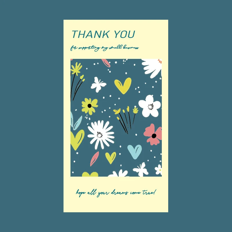 Floral Gratitude Stickers