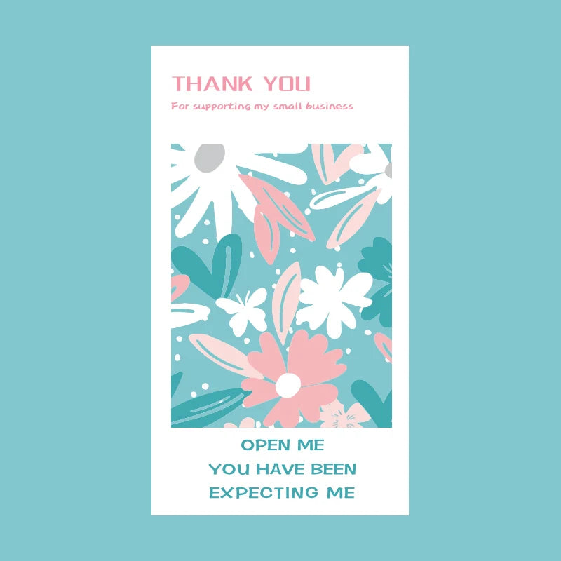 Floral Gratitude Stickers