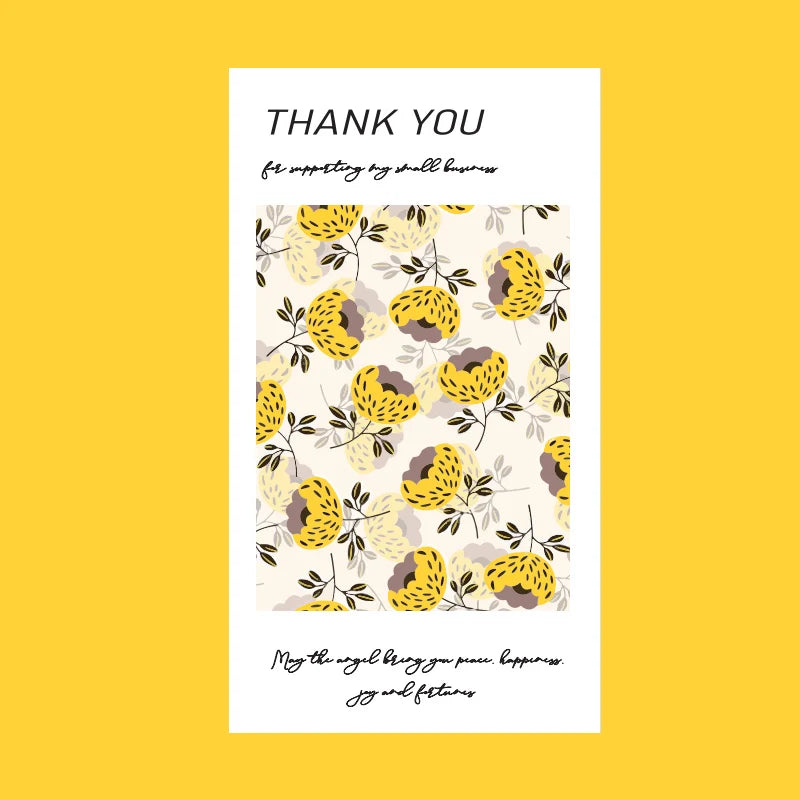 Floral Gratitude Stickers