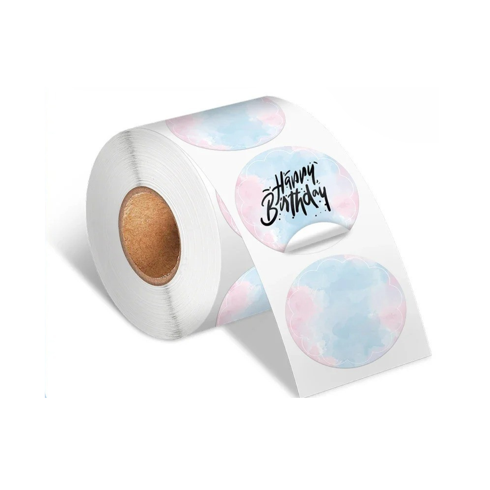 Round Thermal Label Paper Sticker