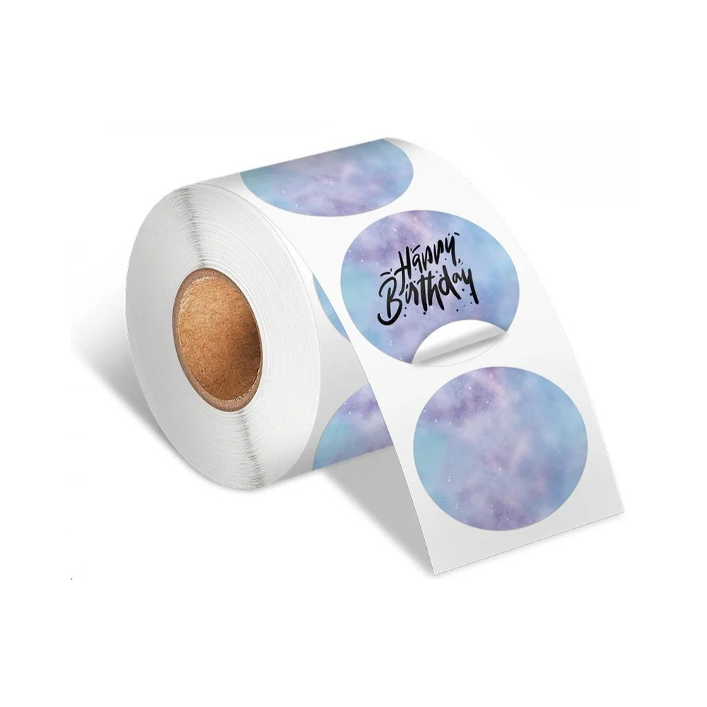 Round Thermal Label Paper Sticker