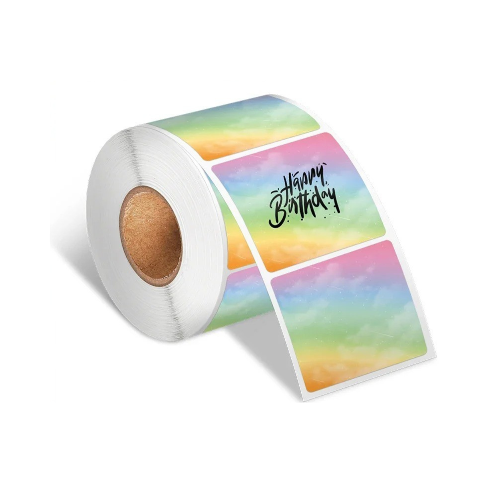 Rectangle Thermal Label Paper Sticker