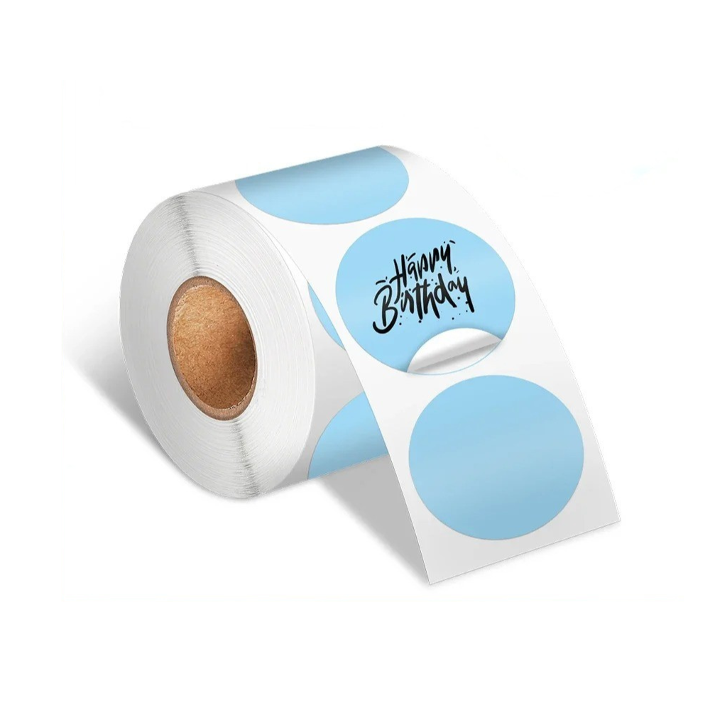 Round Thermal Label Paper Sticker