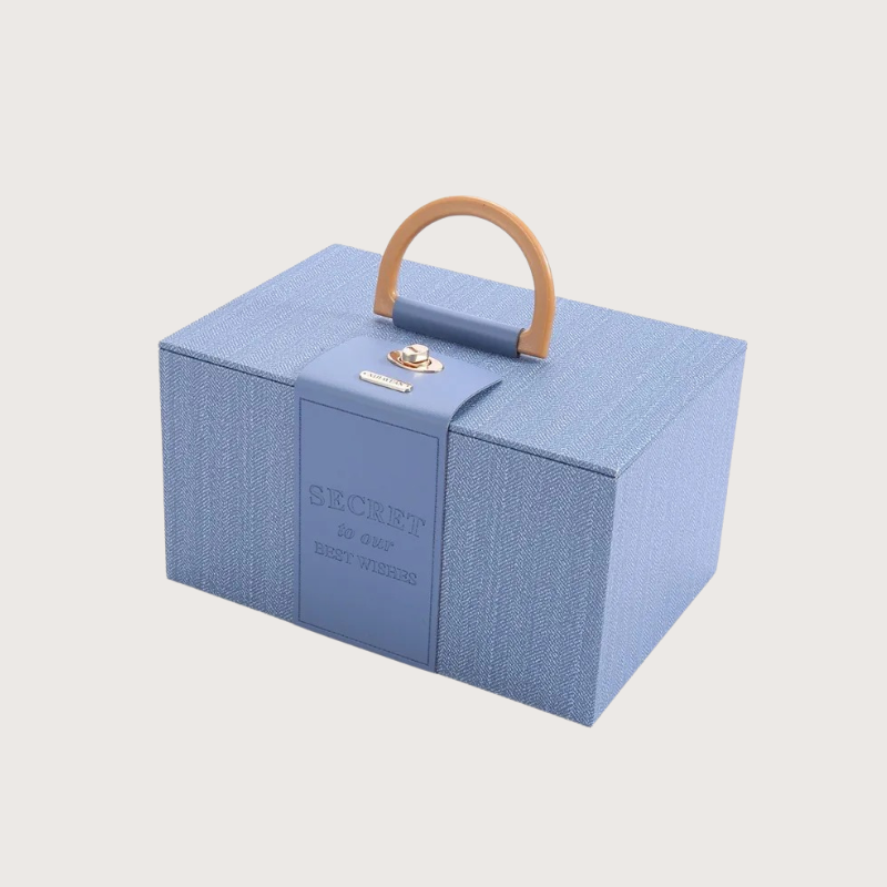 Handheld Gift Box with PU Leather - 4 colors